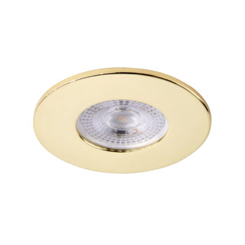 Brass Fixed Bezel for Saxby ShieldONE 65 GU10 Downlight