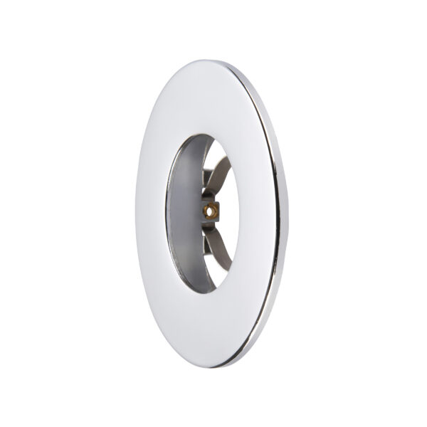 Chrome Fixed Bezel for Saxby ShieldONE 65 GU10 Downlight