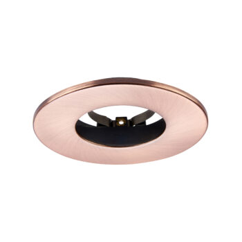 Copper Fixed Bezel for Saxby ShieldONE 65 GU10 Downlight