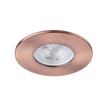 Copper Fixed Bezel for Saxby ShieldONE 65 GU10 Downlight