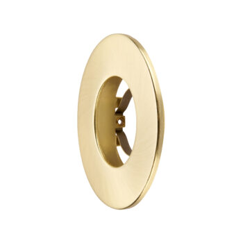 Satin Brass Fixed Bezel for Saxby ShieldONE 65 GU10 Downlight