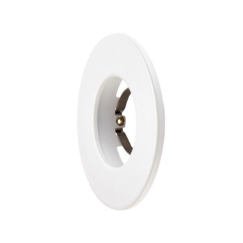 White Fixed Bezel for Saxby ShieldONE 65 GU10 Downlight