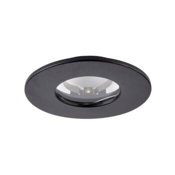 Black IP65 Bezel for Saxby ShieldONE 65 GU10 Downlight