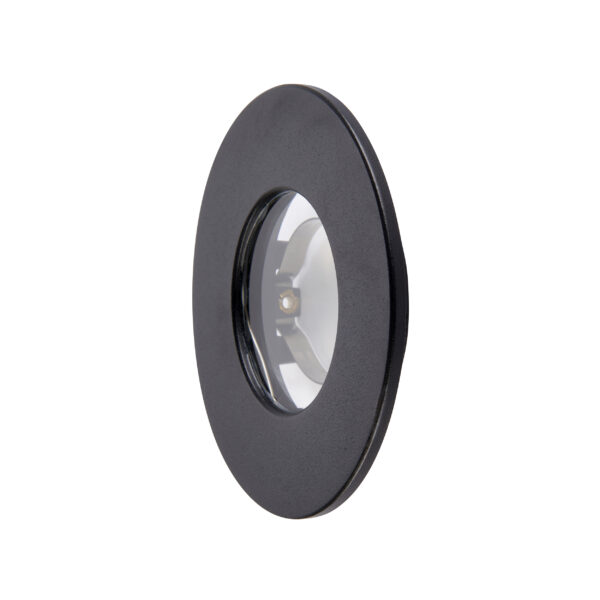 Black IP65 Bezel for Saxby ShieldONE 65 GU10 Downlight