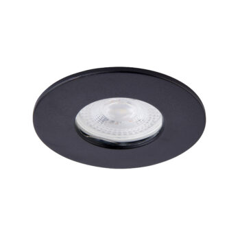 Black IP65 Bezel for Saxby ShieldONE 65 GU10 Downlight