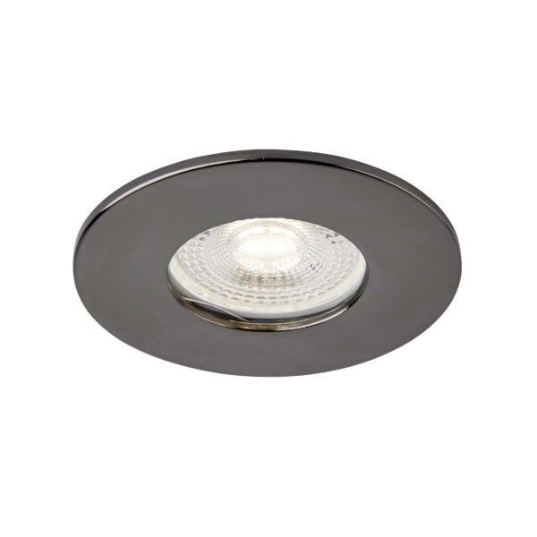 Black IP65 Bezel for Saxby ShieldONE 65 GU10 Downlight