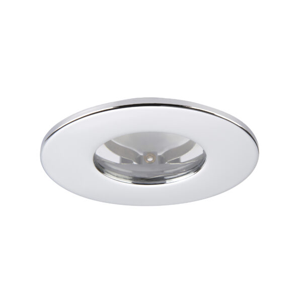 Chrome IP65 Bezel for Saxby ShieldONE 65 GU10 Downlight