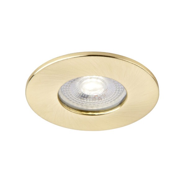 Satin IP65 Bezel for Saxby ShieldONE 65 GU10 Downlight