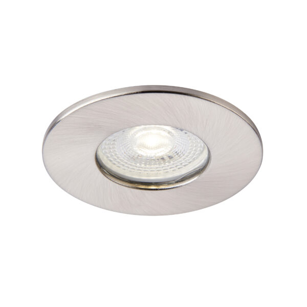 Satin IP65 Bezel for Saxby ShieldONE 65 GU10 Downlight