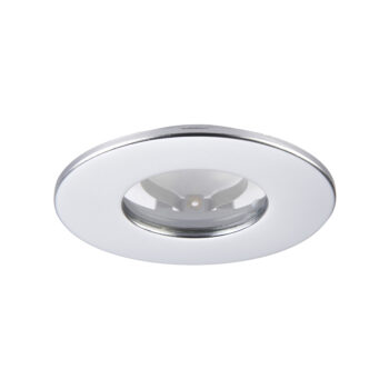 Silver IP65 Bezel for Saxby ShieldONE 65 GU10 Downlight