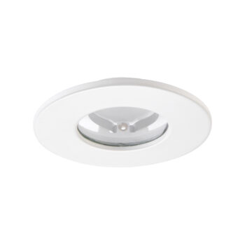 White IP65 Bezel for Saxby ShieldONE 65 GU10 Downlight