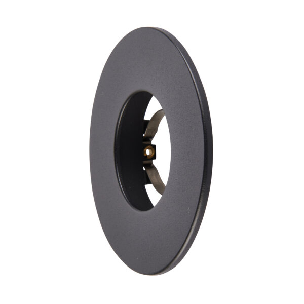 Black Fixed Bezel for Saxby ShieldONE 75 GU10 Downlight