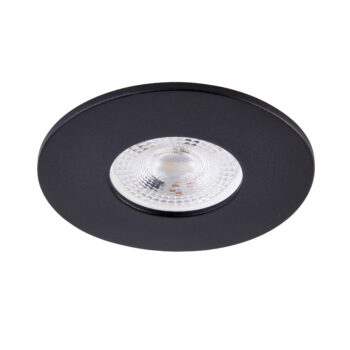Black Fixed Bezel for Saxby ShieldONE 75 GU10 Downlight