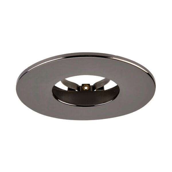 Black Nickle Fixed Bezel for Saxby ShieldONE 75 GU10 Downlight