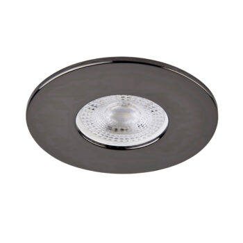 Black Nickle Fixed Bezel for Saxby ShieldONE 75 GU10 Downlight