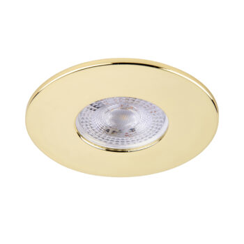 Brass Fixed Bezel for Saxby ShieldONE 75 GU10 Downlight