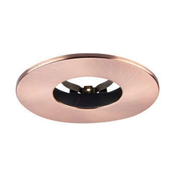 Copper Fixed Bezel for Saxby ShieldONE 75 GU10 Downlight