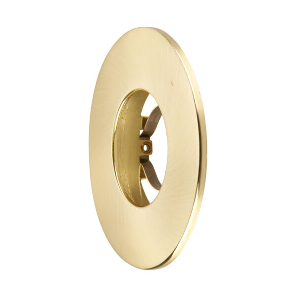 Satin Brass Fixed Bezel for Saxby ShieldONE 75 GU10 Downlight