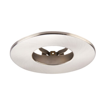 Satin Nickle Fixed Bezel for Saxby ShieldONE 75 GU10 Downlight