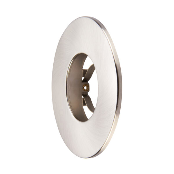 Satin Nickle Fixed Bezel for Saxby ShieldONE 75 GU10 Downlight