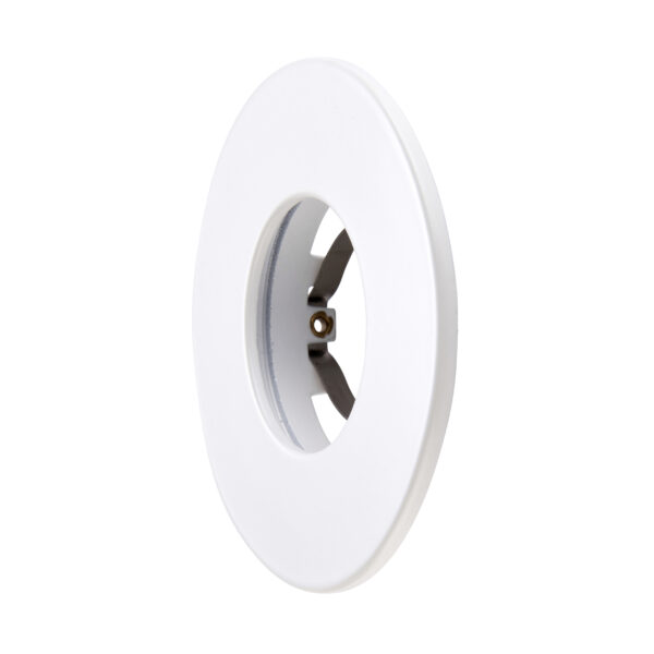 White Fixed Bezel for Saxby ShieldONE 75 GU10 Downlight