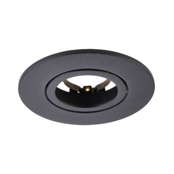 Black Tilt Bezel for Saxby ShieldONE 75 GU10 Downlight