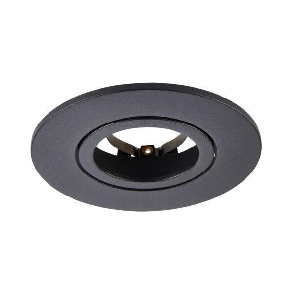 Black Tilt Bezel for Saxby ShieldONE 75 GU10 Downlight