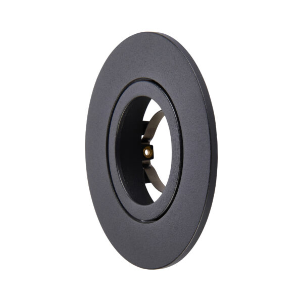 Black Tilt Bezel for Saxby ShieldONE 75 GU10 Downlight