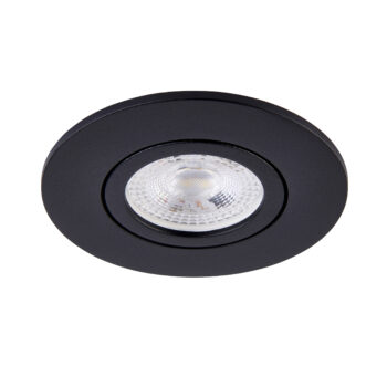 Black Tilt Bezel for Saxby ShieldONE 75 GU10 Downlight
