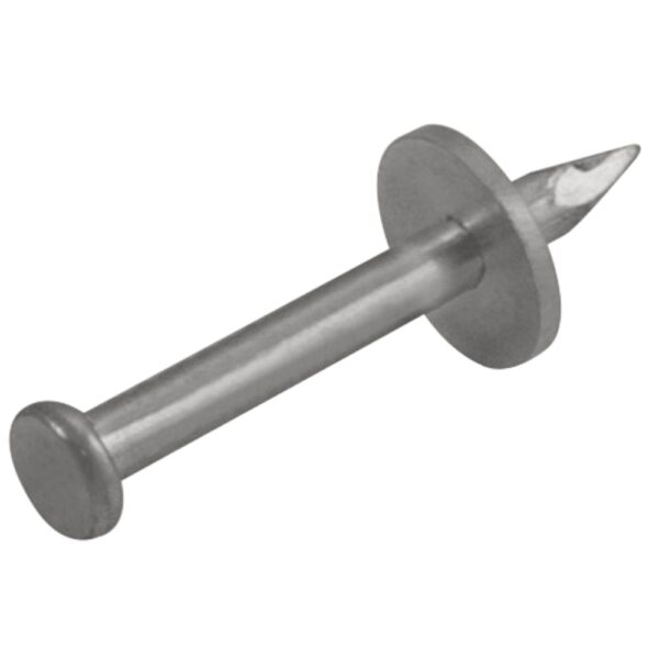 Pack of Unicrimp QCAPN35 35mm steel capping nails for masonry and trunking installations.