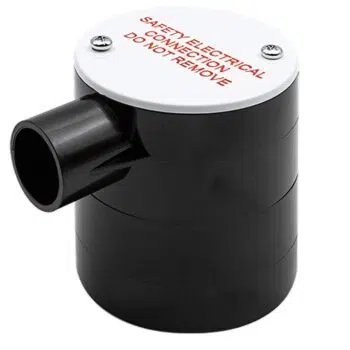 Unicrimp QEP1B Earth Box – 20mm 1-way uPVC enclosure for safe and compact earthing connections.