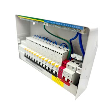 Complete Kit for Fast Installation – Populated FuseBox 15 Way Consumer Unit