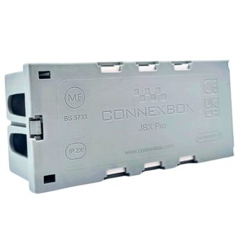 JBX Pro Electrical Enclosure for WAGO 221-4xx Connectors – Grey Maintenance-Free Junction Box