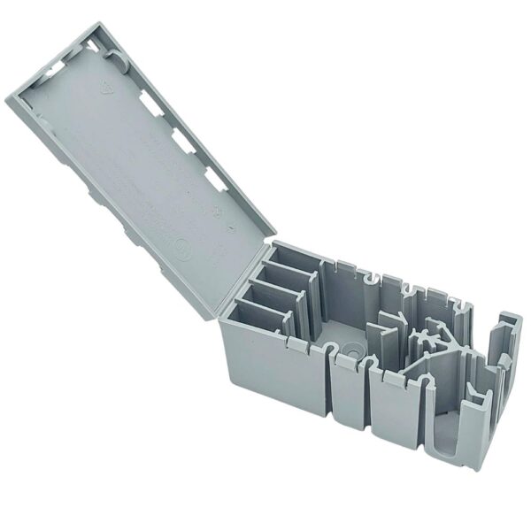 Connexbox JBX-001-G Pro grey junction box for WAGO connectors, fire-retardant enclosure