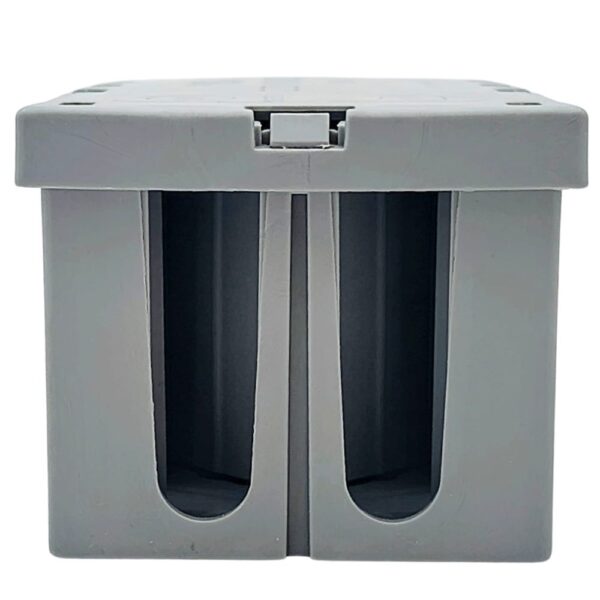 Connexbox JBX-001-G Pro grey junction box for WAGO connectors, fire-retardant enclosure
