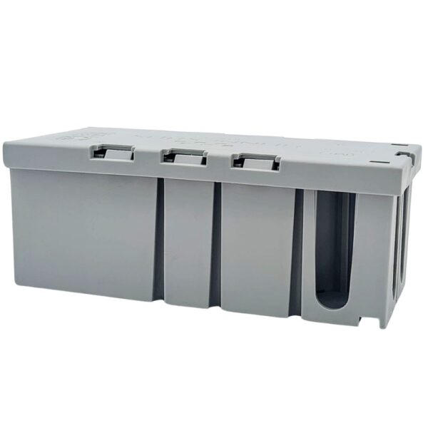 Connexbox JBX-001-G Pro grey junction box for WAGO connectors, fire-retardant enclosure
