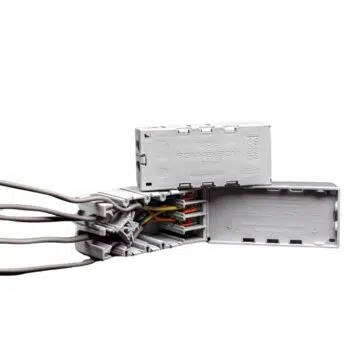 JBX Pro Electrical Enclosure for WAGO 221-4xx Connectors – Grey Maintenance-Free Junction Box