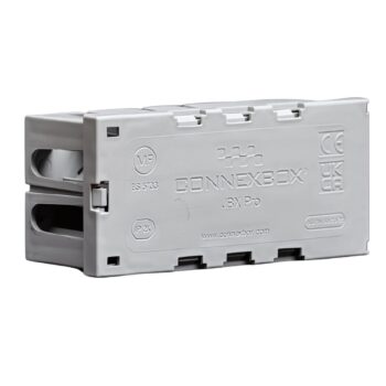 JBX Pro Electrical Enclosure for WAGO 221-4xx Connectors – Grey Maintenance-Free Junction Box