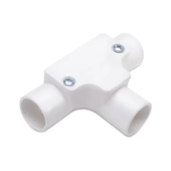 Univolt IT20WH White PVC Inspection Tee