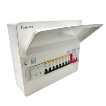 FuseBox F3011MZ 11 Way SPD Consumer Unit Kit – with 8 RCBOs