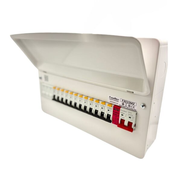 FuseBox F3015MZ 15 Way SPD Consumer Unit Kit – with 12 RCBOs
