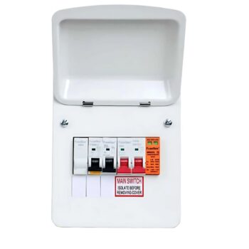 Fusebox EV40AXBD EV Consumer Unit 100A Main Switch 30mA 40A Bi-Directional RCBO and SPD