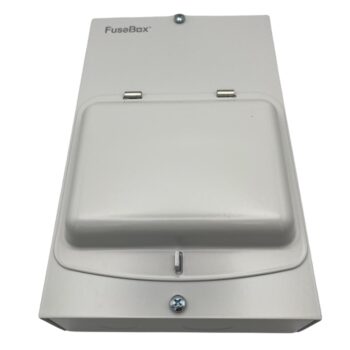 Fusebox F3004E 4 Module Metal Enclosure with Neutral Cable and Busbar