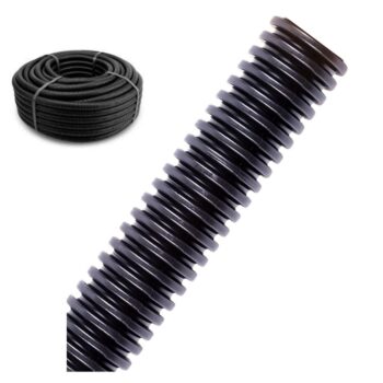 Niglon PP20B 20mm Polypropylene Black Flexible Conduit – 100m Coil