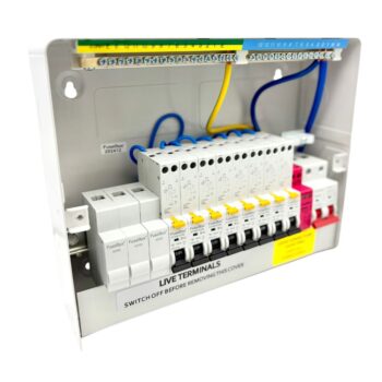 Populated FuseBox 11 Way Consumer Unit – RCBO-Ready Kit