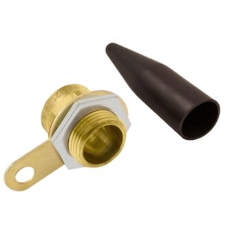 Unicrimp QBW32 32mm Brass Gland Pack of 2 with shroud, earth tag, and locknuts