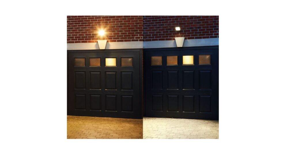 Decorative Floodlights – The Sophisticated Lutec Atlantis Anti-Glare Range 2 Standard floodlight (left) vs. Lutec Atlantis decorative anti-glare floodlight (right). Atlantis delivers sophisticated, glare-free illumination designed for premium exteriors.