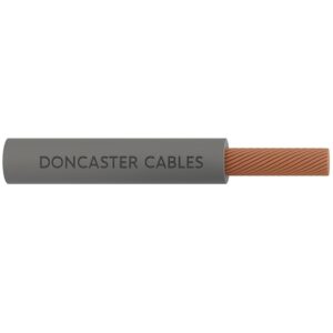 Tri-Rated Cables for Reliable, Certified Performance 4 Doncaster Cables TR735G/1 Doncaster Cables Tri Rated 35mm² Grey PVC Cable – Cut per 1m