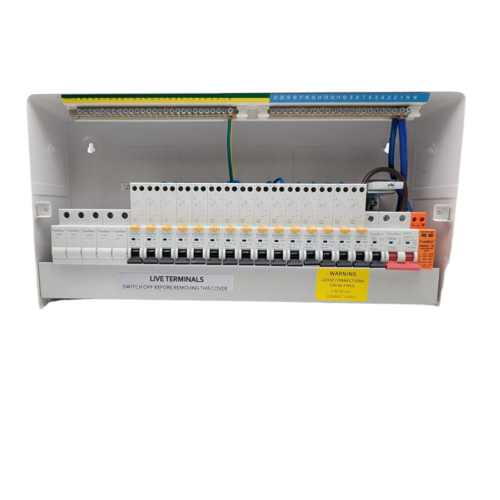 FuseBox Consumer Units: Quality You Can Trust 2 FuseBox F2020MX/KIT15 20 Way SPD Consumer Unit Kit with 15 RCBOs