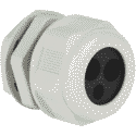 thumbnail image 2 of Wiska Sprint Amendment 3 Compression Glands For Meter Tails - Plastic/Metal - 3 Ports 2 of 6